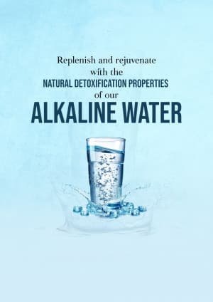 Alkaline Water business template