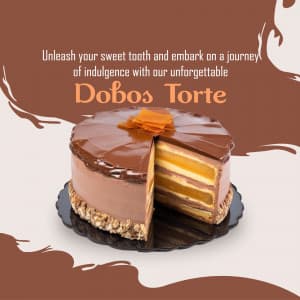 Dobos Torte business flyer