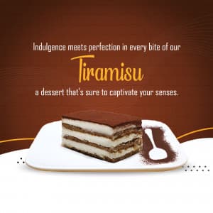 Tiramisu promotional poster
