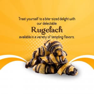 Rugelach promotional template