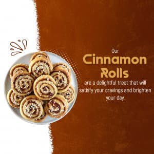 Cinnamon Rolls flyer