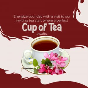 Tea Stall promotional template