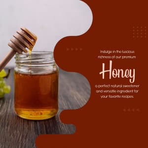 Honey marketing poster