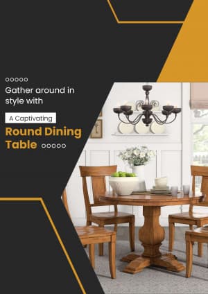 Dining Table promotional template