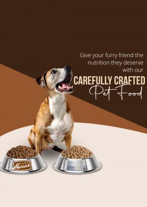Pet Food promotional images