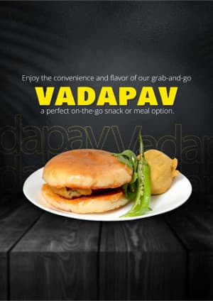 Vadapav marketing poster