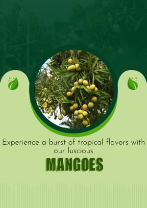 Mango business flyer