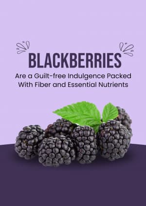 Blackberry marketing poster