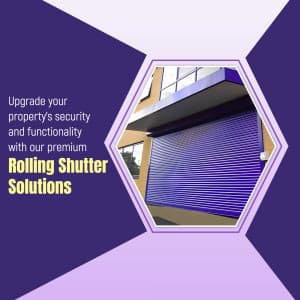 Rolling Shutters promotional post