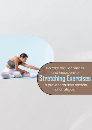 Ergonomics-Do & Don't for Healthy lifestyle banner