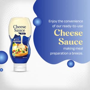 Cheese sauce poster