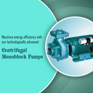 Centrifugal Monoblock pump instagram post
