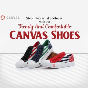 Canvas Shoes business flyer