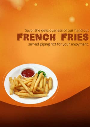 French Fries business banner