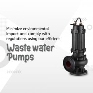 Industrial Waste Water Pump business flyer