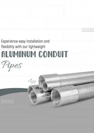 Conduit Pipe promotional poster