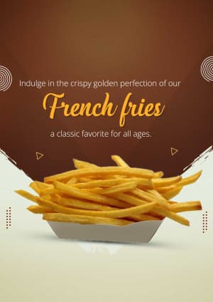 French Fries business template