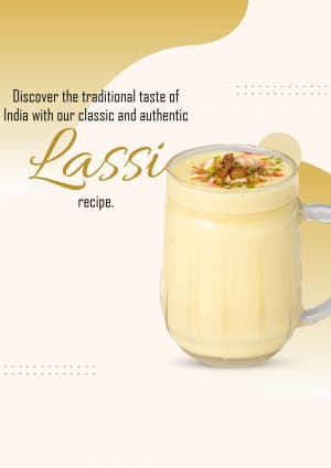 Lassi marketing poster