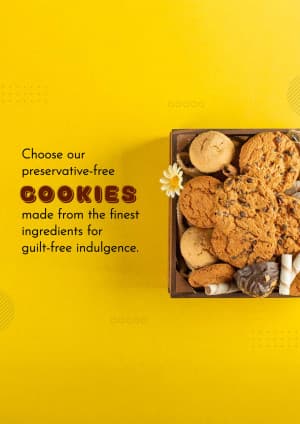 Cookies promotional template