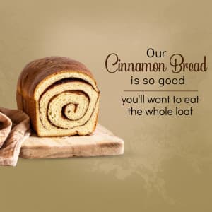 Cinnamon bread marketing post
