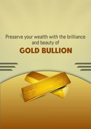 Gold Bullion business video