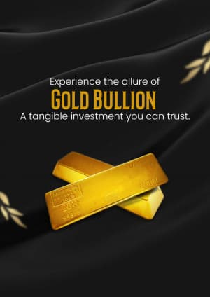 Gold Bullion business banner