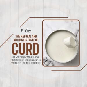 Curd business banner