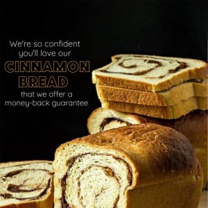 Cinnamon bread flyer