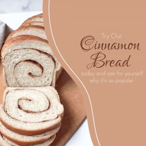 Cinnamon bread poster