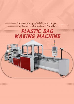 Plastic Bag Making Machinery business template