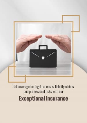 Professional Indemnity Insurance marketing poster