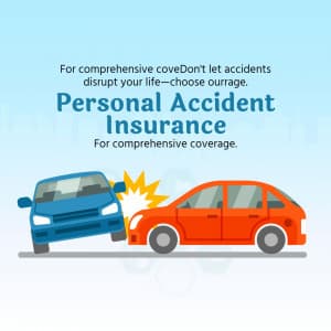 Personal Accident Insurance business flyer