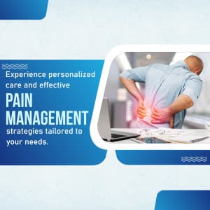 Pain Management marketing poster