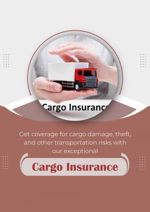 Cargo Insurance marketing poster