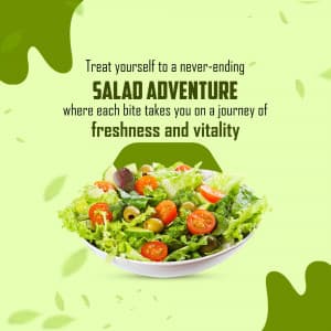 Salad business flyer