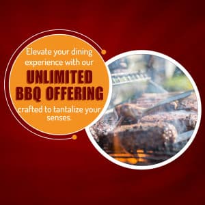 Unlimited BBQ instagram post