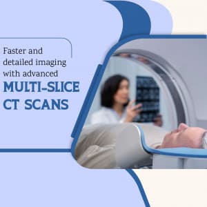 Multi Slice CT Scan promotional template