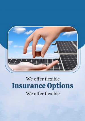 Solar Insurance marketing poster