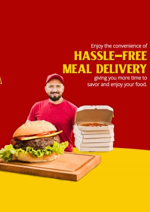 Food Delivery marketing poster