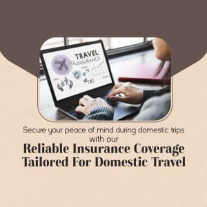 Domestic Travel Insurance business flyer