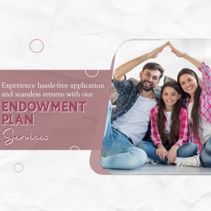 Endowment Plan promotional template