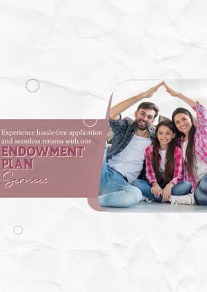 Endowment Plan promotional poster