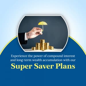 Super Saver Plans business flyer