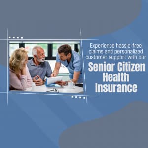 Senior Citizen Health Insurance business template