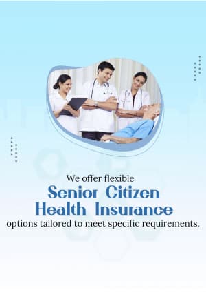 Senior Citizen Health Insurance marketing post