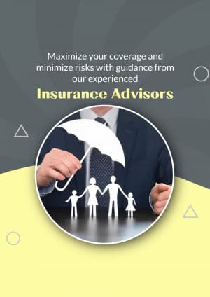 Insurance Advisors marketing poster