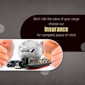 Cargo Insurance promotional poster