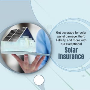 Solar Insurance promotional template