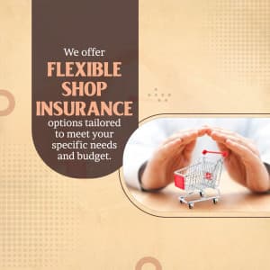 Shop Insurance marketing poster