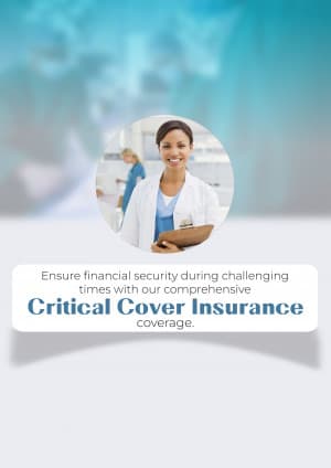 Critical Illness Cover business flyer